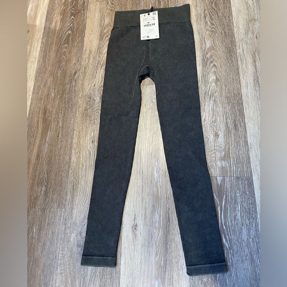 Zara girls legging - blue and grey - Picture 6 of 10